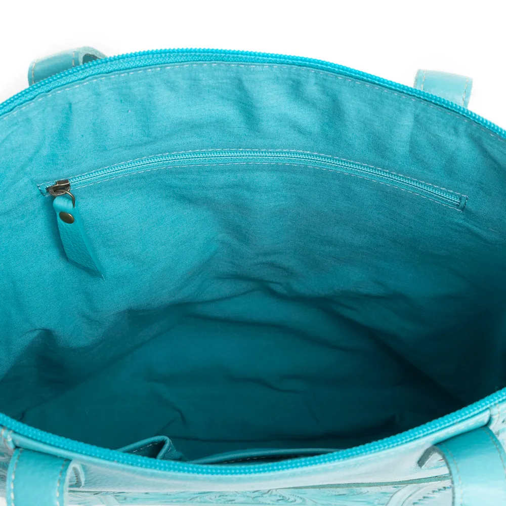 Steerhallow Canyon Shoulder Bag in Turquoise