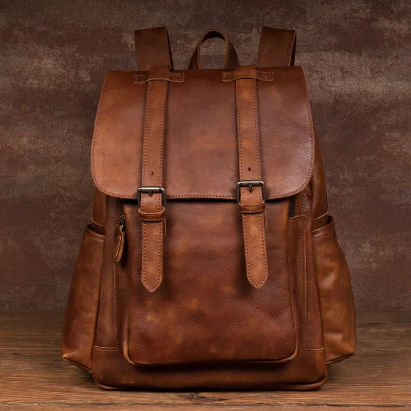 Travel Backpacks Handmade Leather Backpack Men Backpack