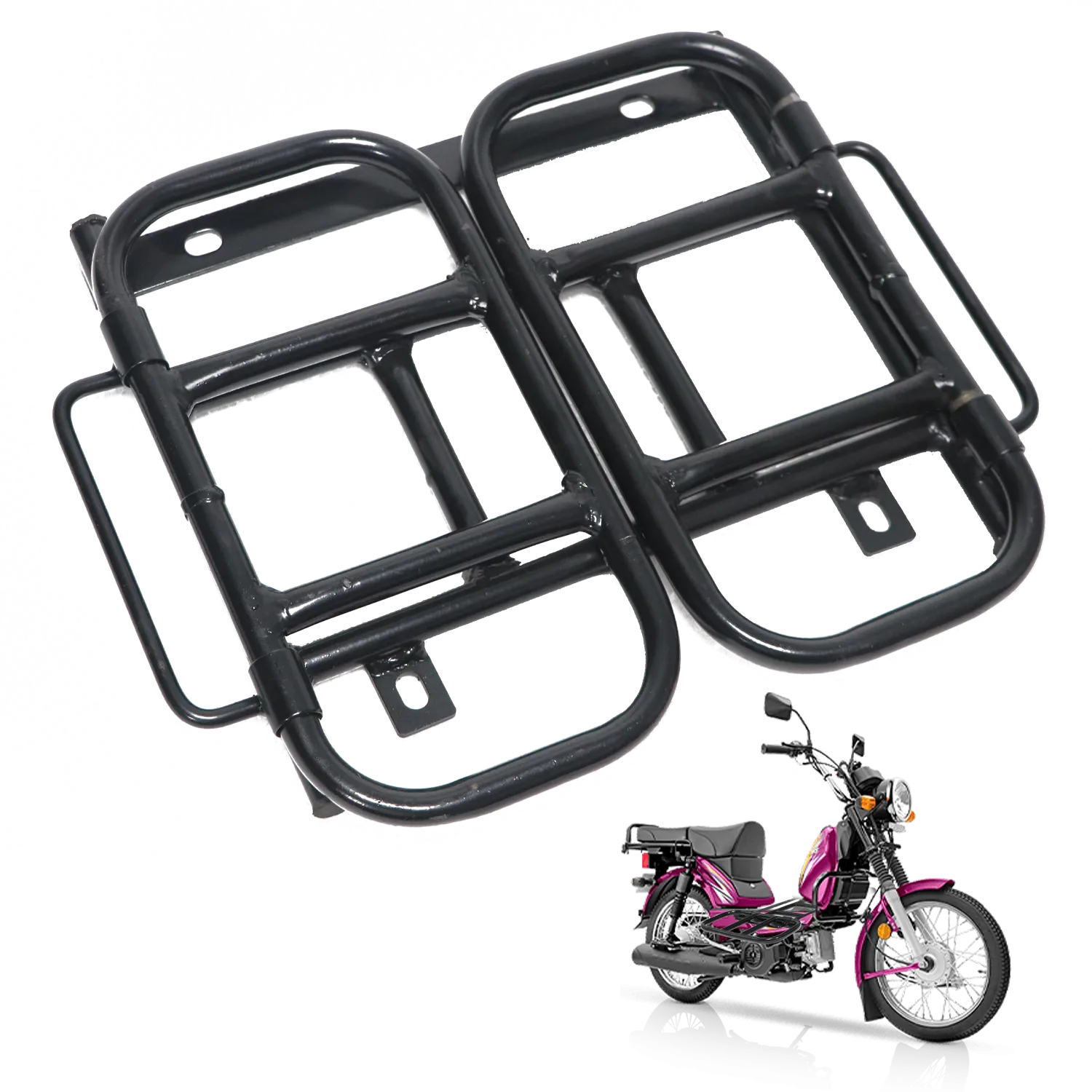 TVS Butterfly Carrier Compact XL-100 | Lightweight, Foldable Design with High-Strength Construction, Easy Installation, and Versatile Use for Carrying Small Loads, Luggage, and Essentials