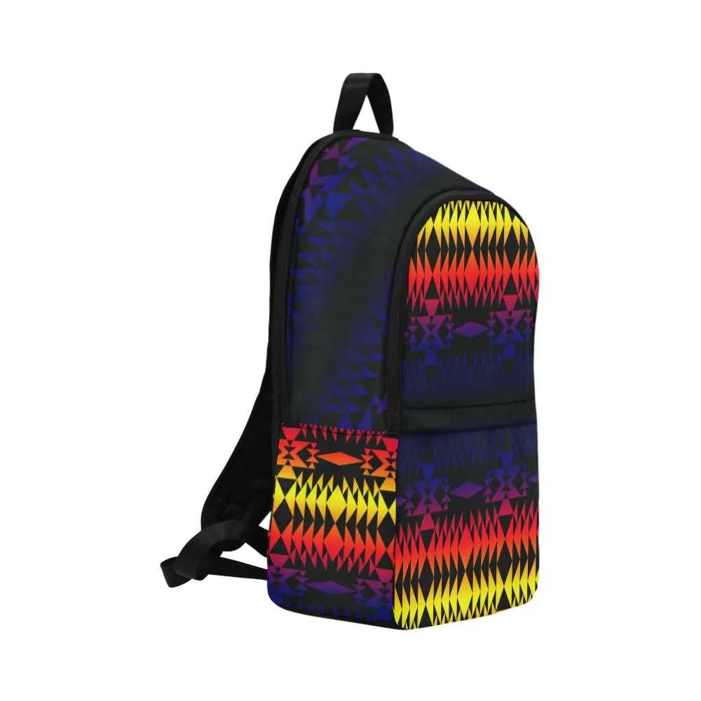 Two Worlds Apart Fabric Backpack for Adult