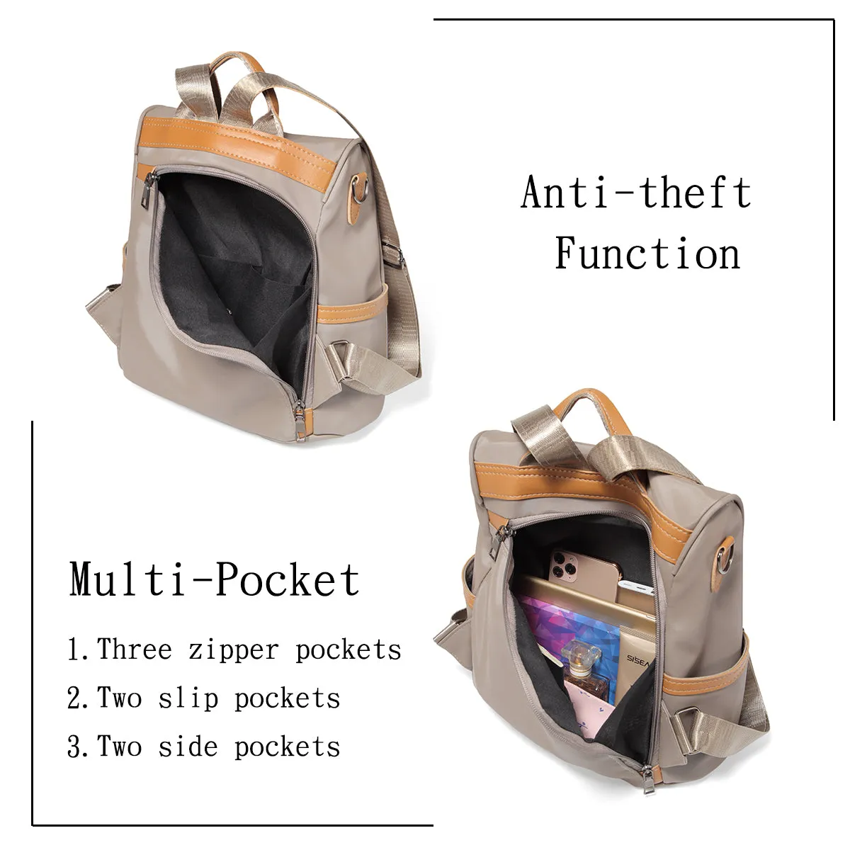 Versatile Anti-theft Women's Backpack