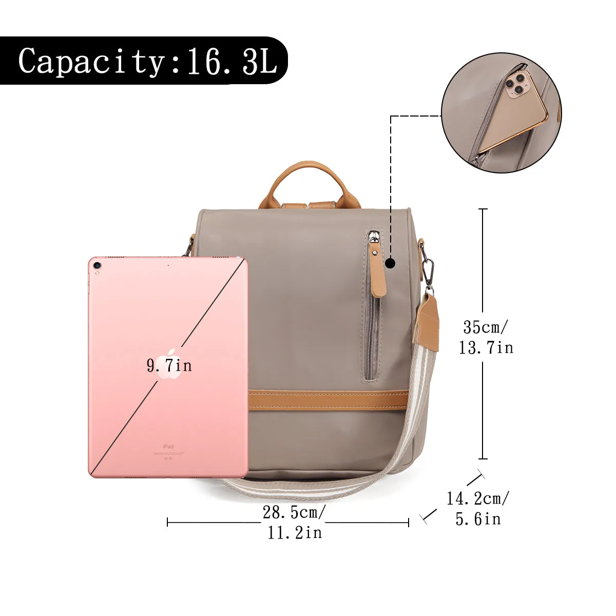 Versatile Anti-theft Women's Backpack