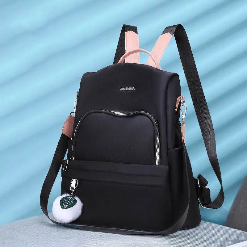 Waterproof Fashionable Solid Color Backpack