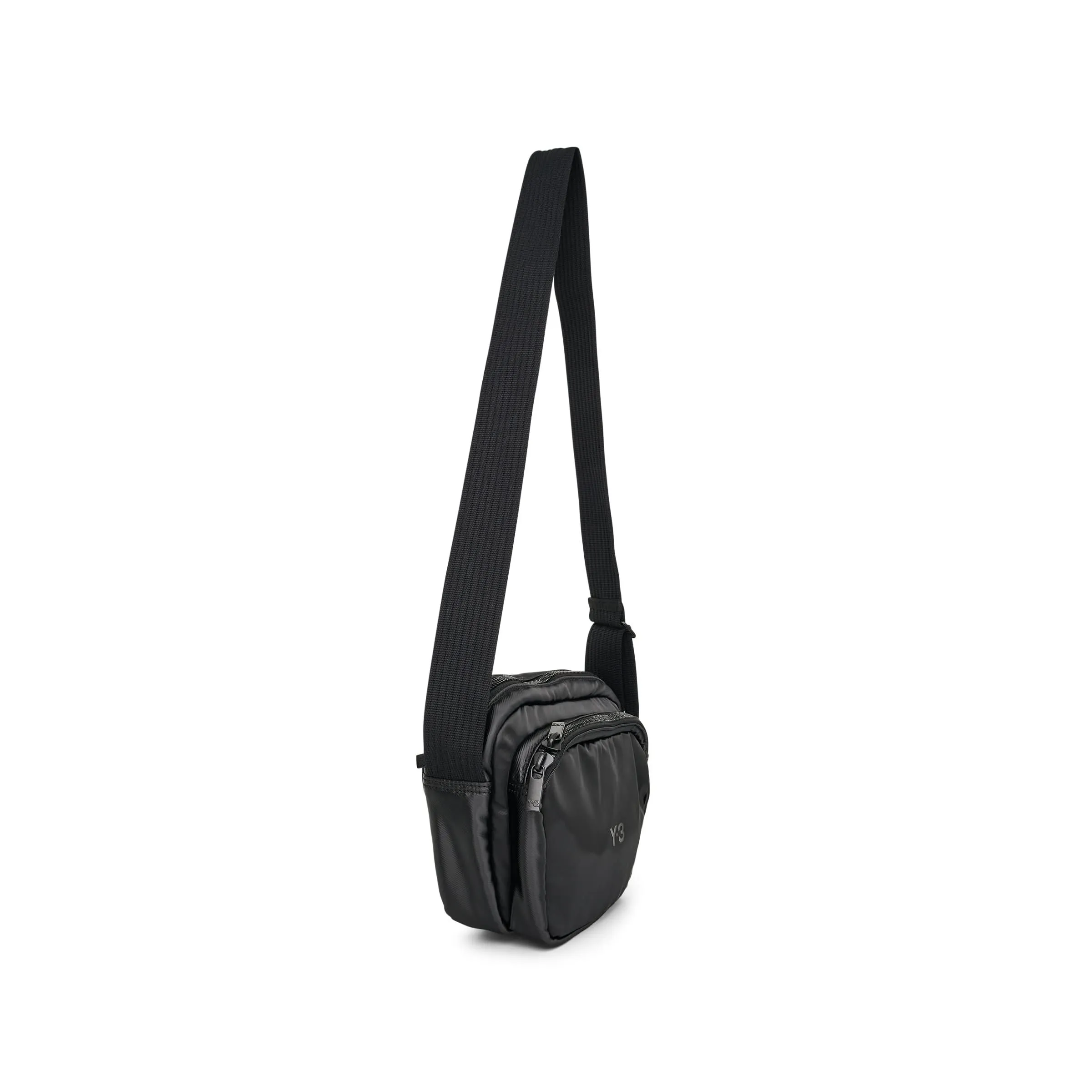 Y-3 Logo Crossbody Bag in Black